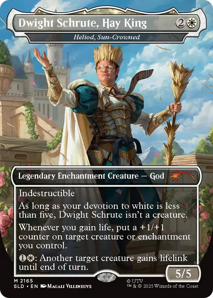 Dwight Schrute, Hay King - Heliod, Sun-Crowned [Secret Lair Drop Series] | Card Citadel