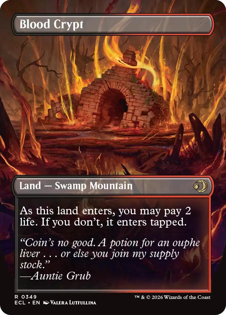 Blood Crypt (Borderless) [Lorwyn Eclipsed] | Card Citadel