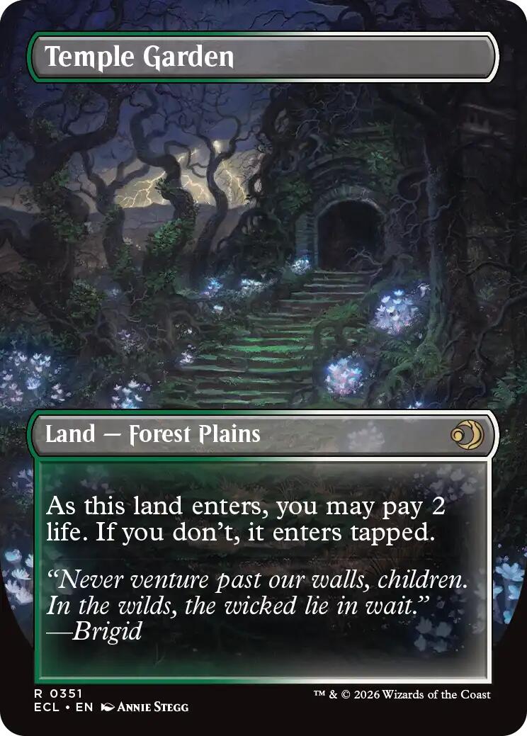 Temple Garden (Borderless) [Lorwyn Eclipsed] | Card Citadel