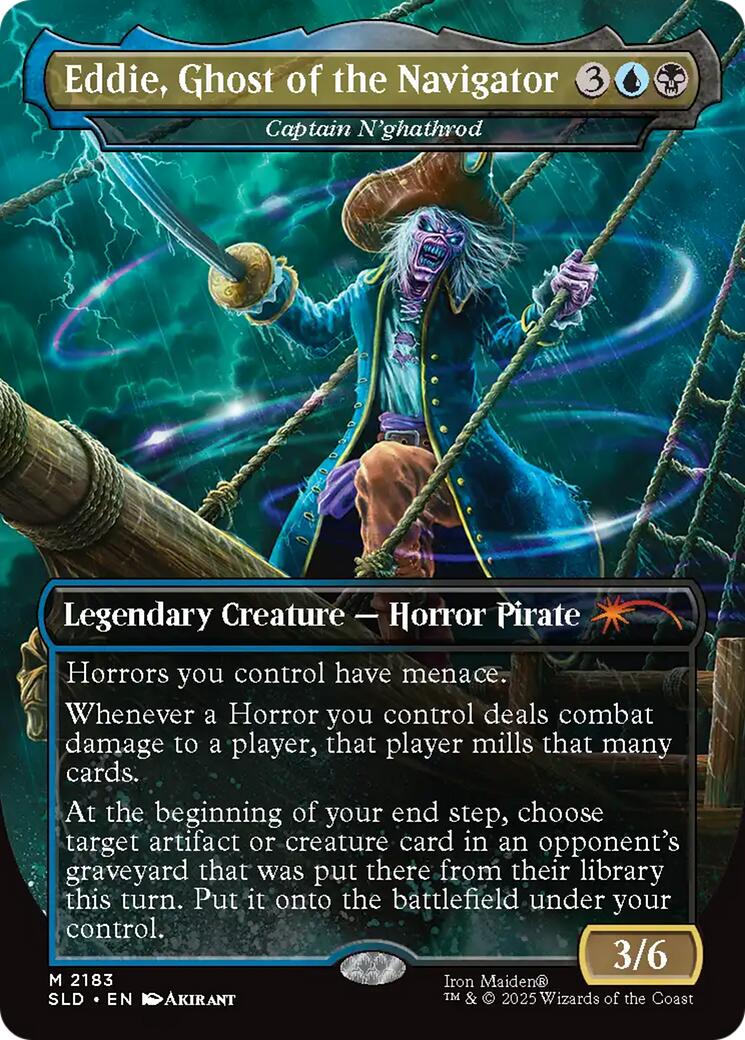Eddie, Ghost of the Navigator - Captain N'ghathrod [Secret Lair Drop Series] | Card Citadel