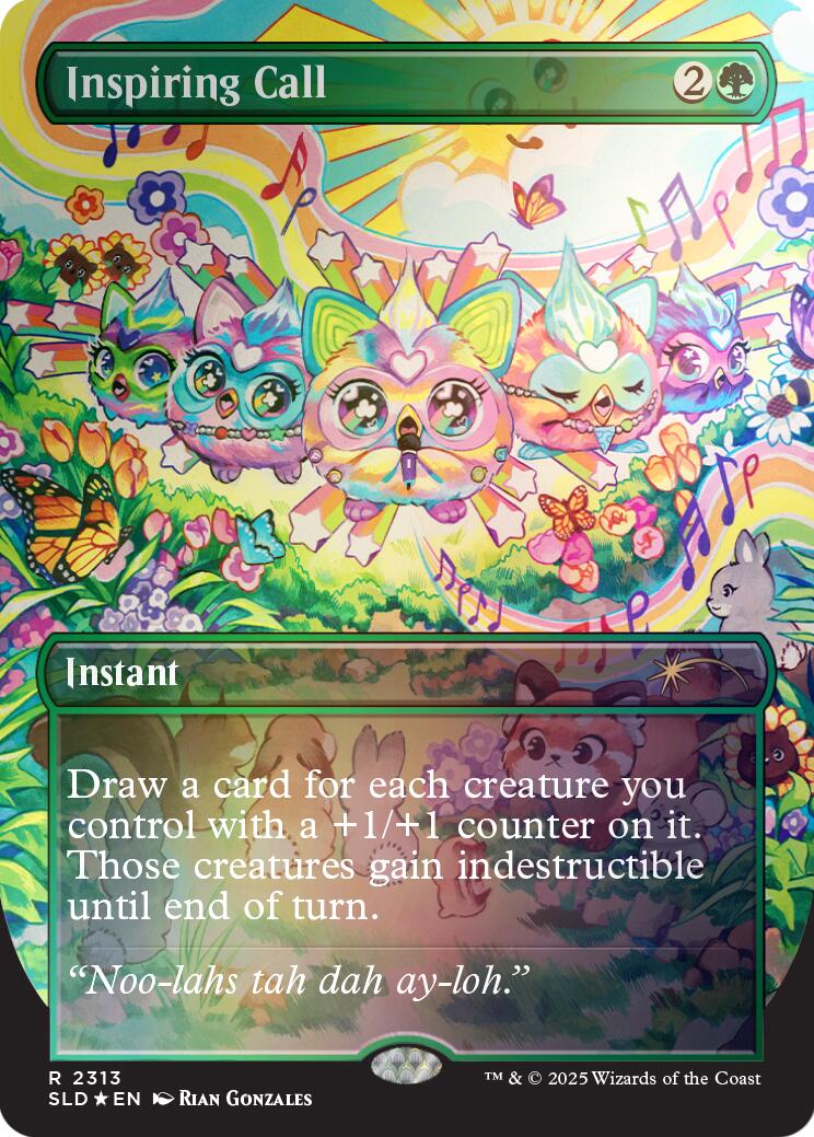 Inspiring Call (Rainbow Foil) [Secret Lair Drop Series] | Card Citadel