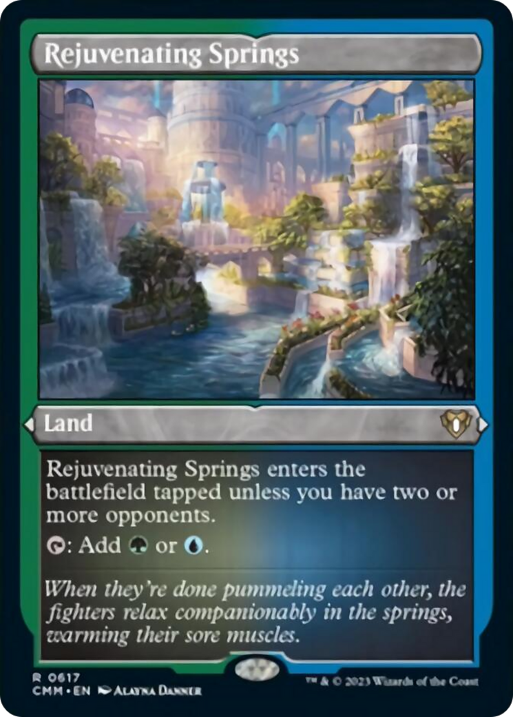 Rejuvenating Springs (Foil Etched) [Commander Masters] | Card Citadel
