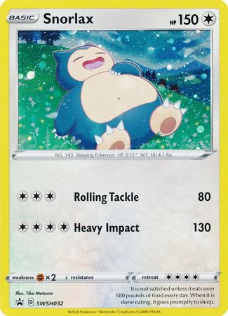 Snorlax (SWSH032) [Sword & Shield: Black Star Promos] | Card Citadel