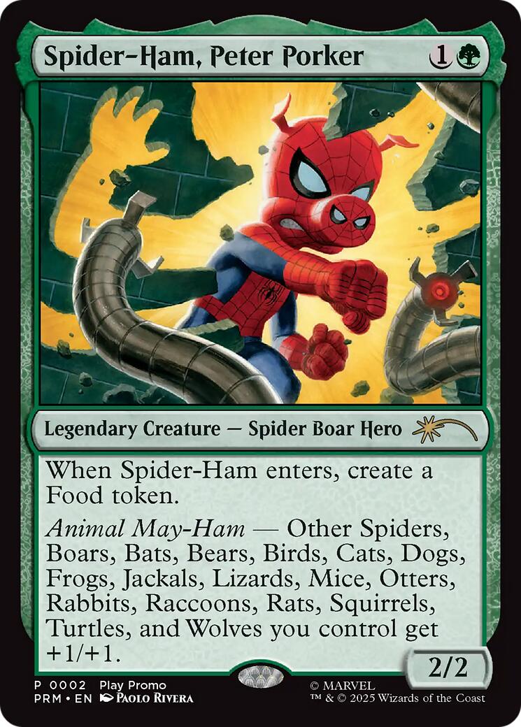 Spider-Ham, Peter-Porker [Wizards Play Network 2025] | Card Citadel