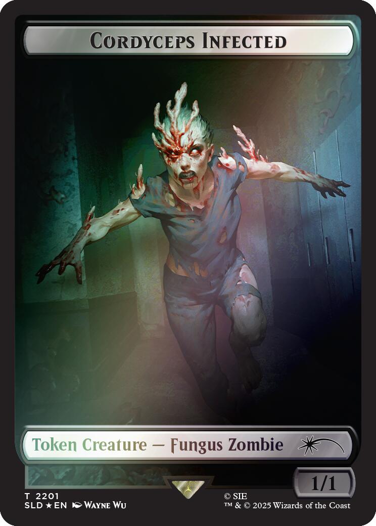 Cordyceps Infected Token (2201) (Rainbow Foil) [Secret Lair Drop Series] | Card Citadel