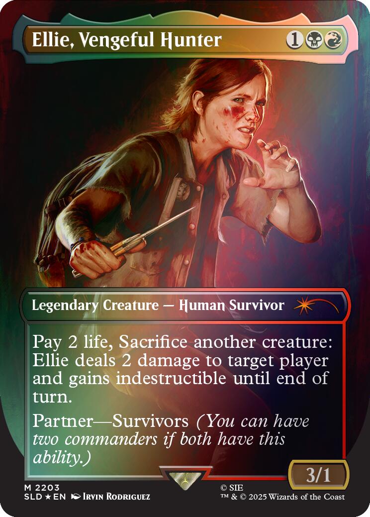 Ellie, Vengeful Hunter (Rainbow Foil) [Secret Lair Drop Series] | Card Citadel