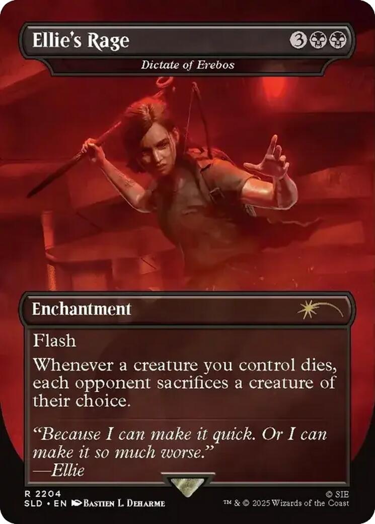 Ellie's Rage - Dictate of Erebos [Secret Lair Drop Series] | Card Citadel