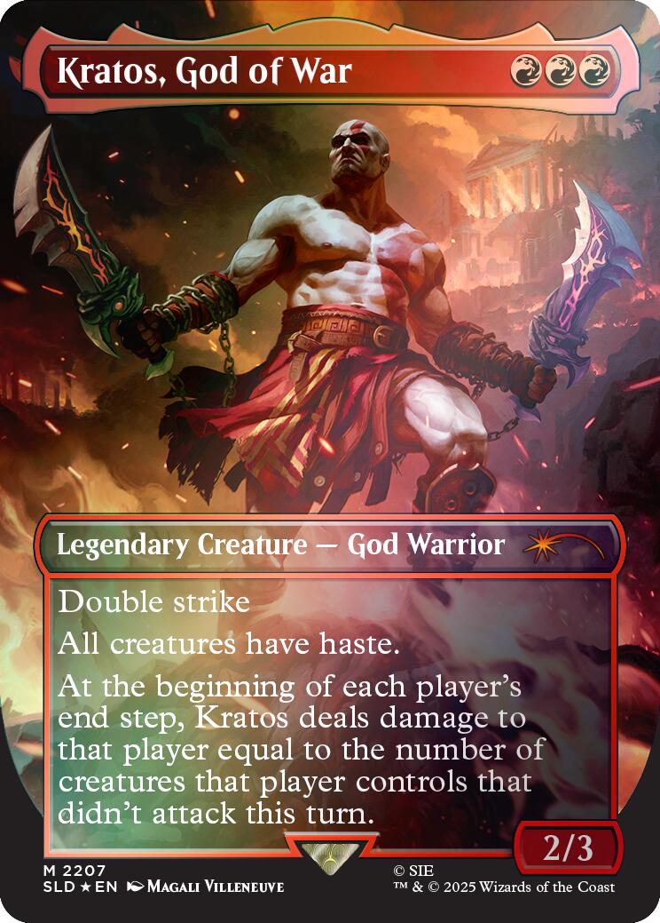 Kratos, God of War (Rainbow Foil) [Secret Lair Drop Series] | Card Citadel