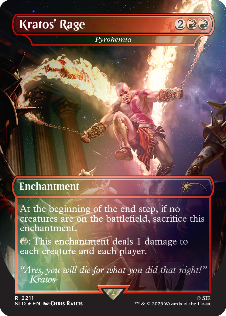 Kratos' Rage - Pyrohemia (Rainbow Foil) [Secret Lair Drop Series] | Card Citadel