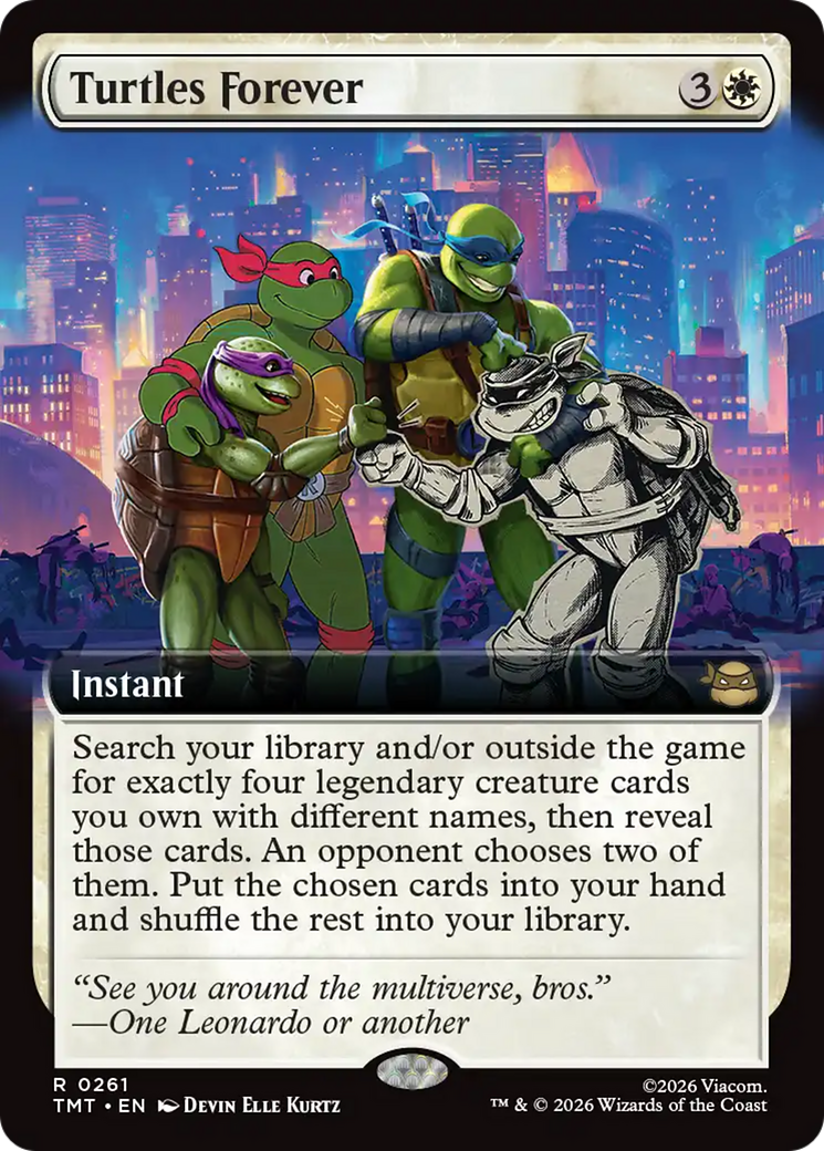 Turtles Forever (Extended Art) [Teenage Mutant Ninja Turtles] | Card Citadel