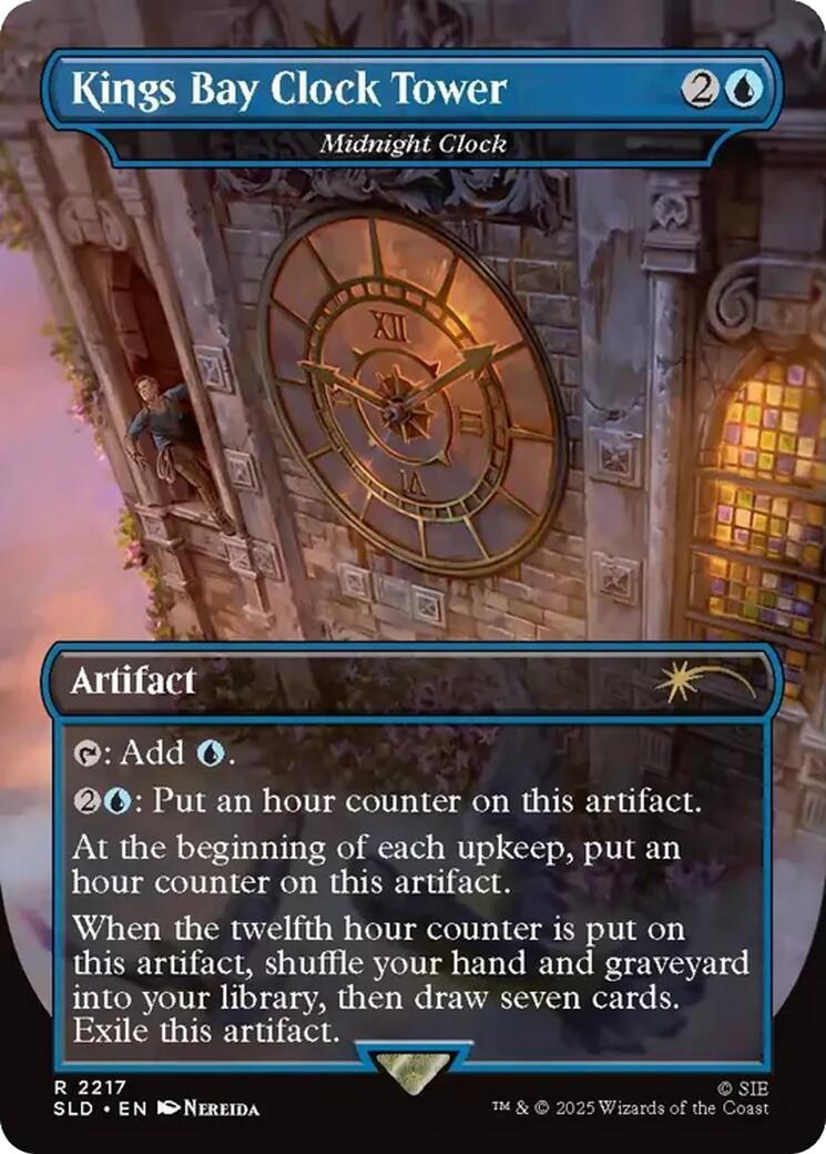 Kings Bay Clock Tower - Midnight Clock [Secret Lair Drop Series] | Card Citadel