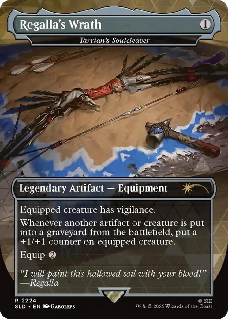 Regalla's Wrath - Tarrian's Soulcleaver [Secret Lair Drop Series] | Card Citadel