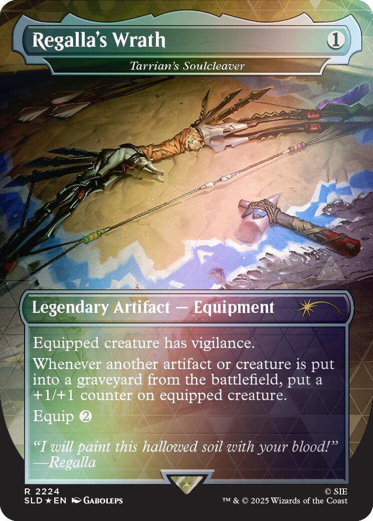 Regalla's Wrath - Tarrian's Soulcleaver (Rainbow Foil) [Secret Lair Drop Series] | Card Citadel