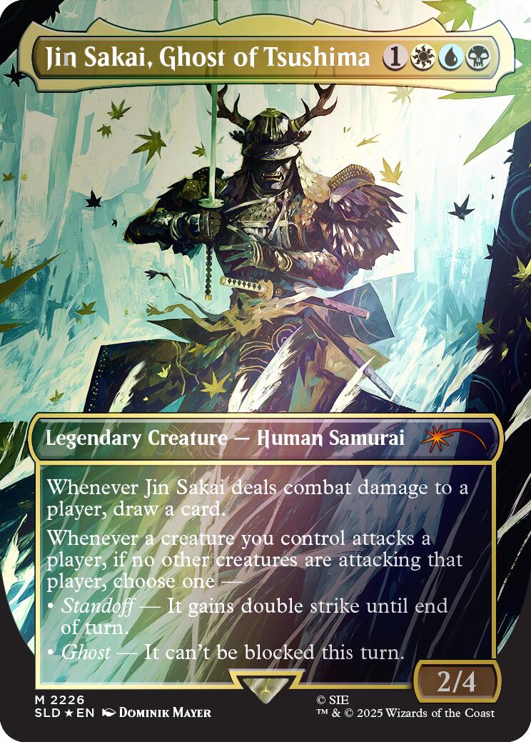 Jin Sakai, Ghost of Tsushima (Rainbow Foil) [Secret Lair Drop Series] | Card Citadel