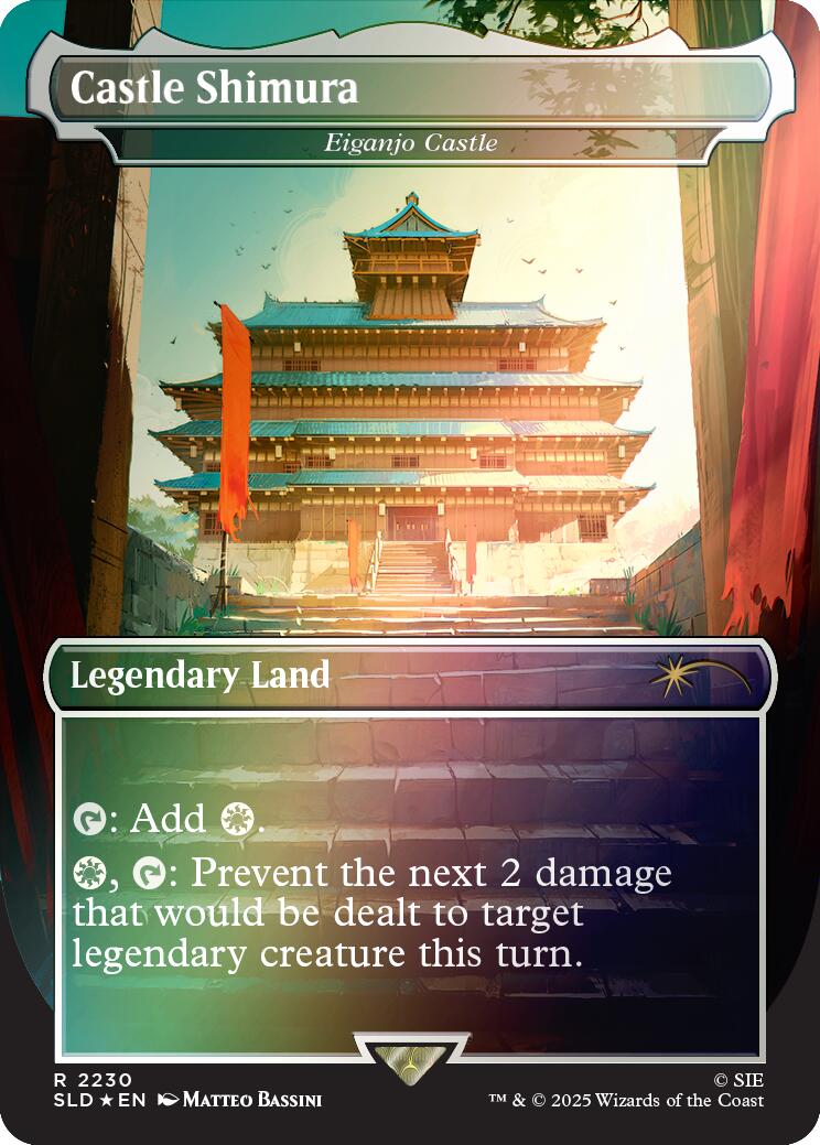 Castle Shimura - Eiganjo Castle (Rainbow Foil) [Secret Lair Drop Series] | Card Citadel