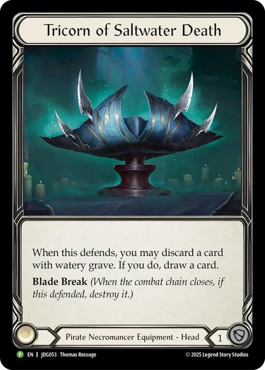 Tricorn of Saltwater Death [JDG053] (Promo)  Cold Foil | Card Citadel