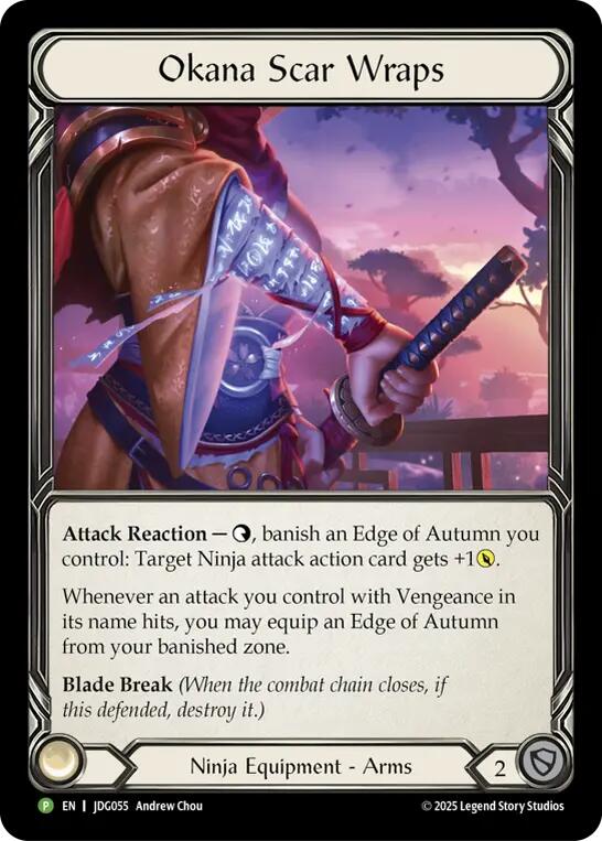 Okana Scar Wraps [JDG055] (Promo)  Cold Foil | Card Citadel