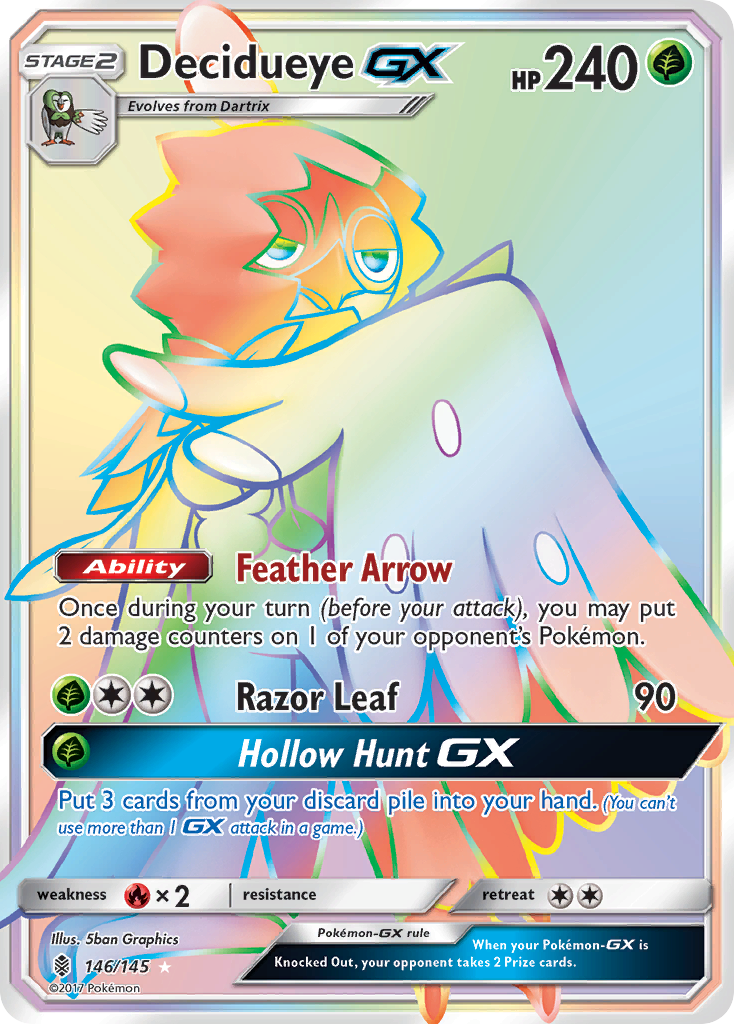 Decidueye GX (146/145) [Sun & Moon: Guardians Rising] | Card Citadel