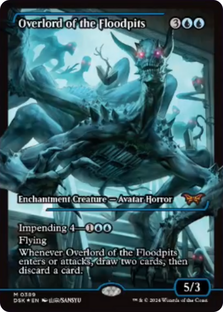 Overlord of the Floodpits (Japan Showcase) [Duskmourn: House of Horror] | Card Citadel