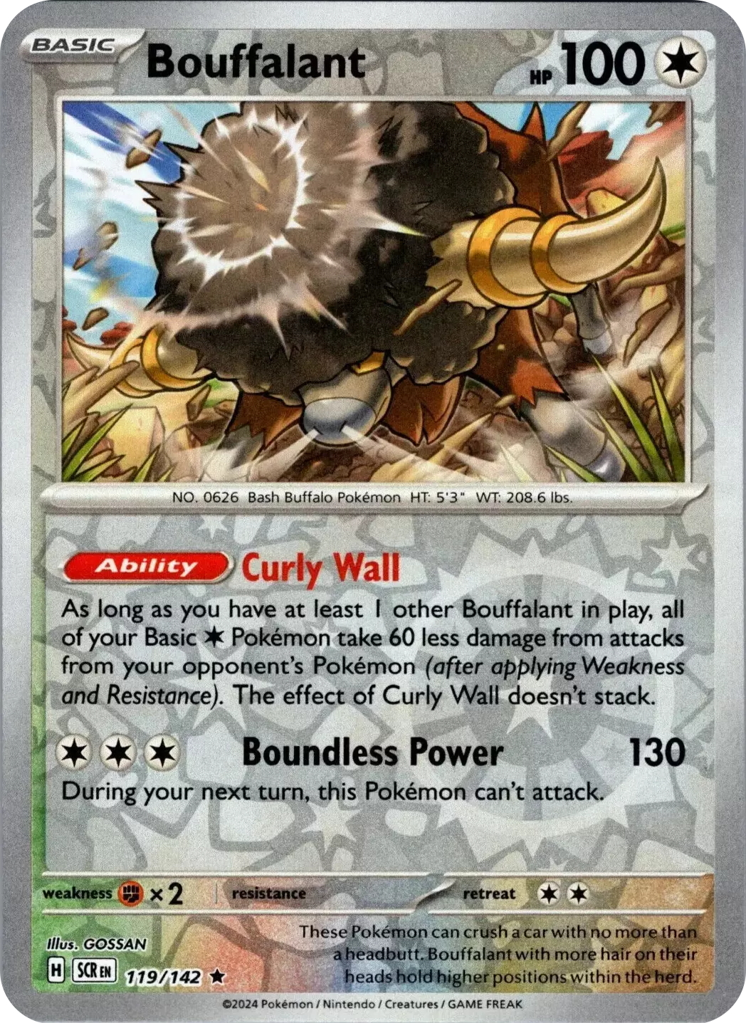 Bouffalant (119/142) [Scarlet & Violet: Stellar Crown] | Card Citadel