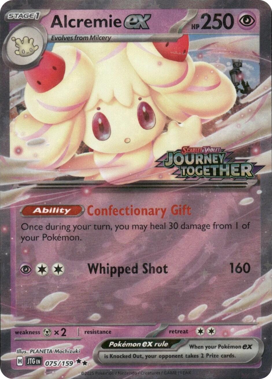 Alcremie ex (075/159) (Journey Together Stamped) [Miscellaneous Cards] | Card Citadel