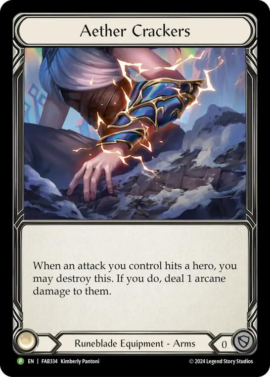 Aether Crackers [FAB334] (Promo)  Cold Foil | Card Citadel