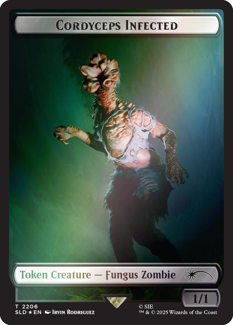 Cordyceps Infected Token (2206) (Rainbow Foil) [Secret Lair Drop Series] | Card Citadel