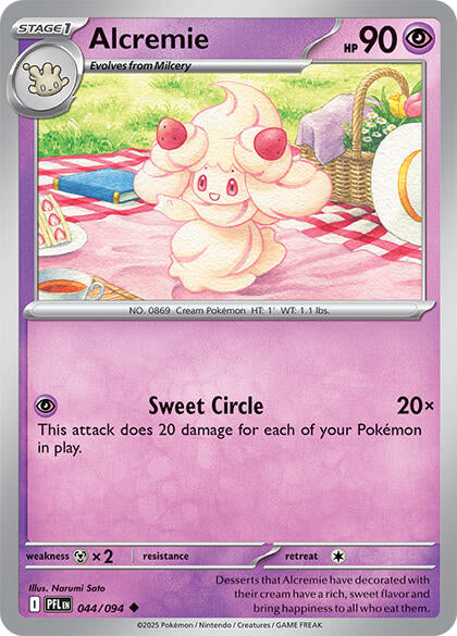 Alcremie (044/094) [Mega Evolution: Phantasmal Flames] | Card Citadel