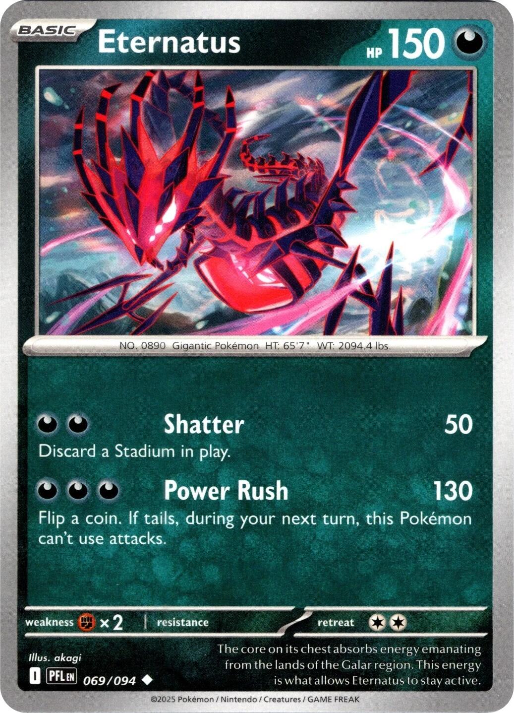 Eternatus (069/094) [Mega Evolution: Phantasmal Flames] | Card Citadel
