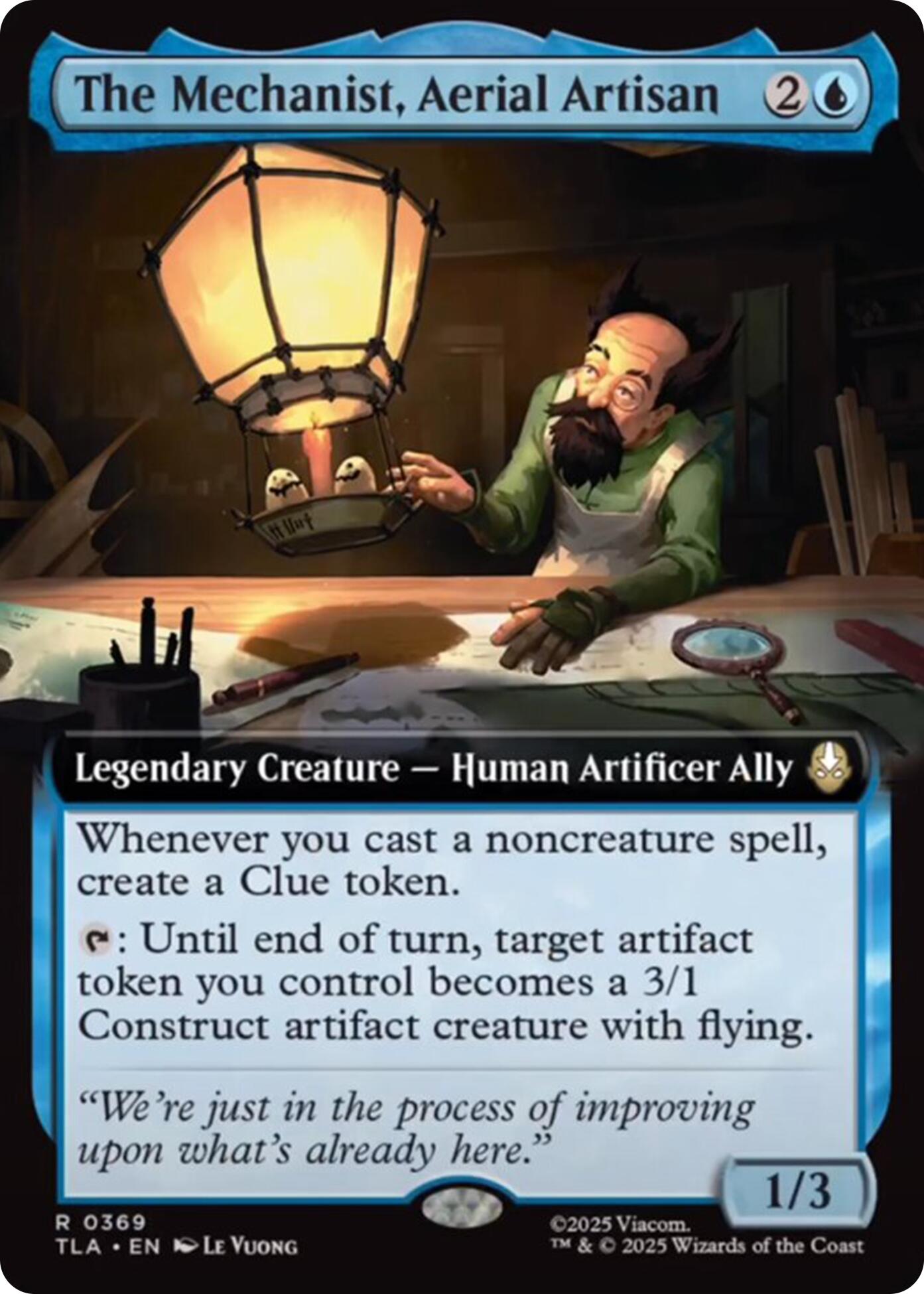 The Mechanist, Aerial Artisan (Extended Art) [Avatar: The Last Airbender] | Card Citadel