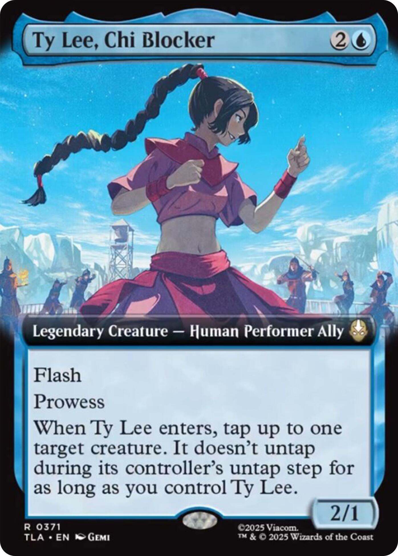 Ty Lee, Chi Blocker (Extended Art) [Avatar: The Last Airbender] | Card Citadel