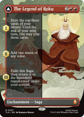 The Legend of Roku (Borderless) [Avatar: The Last Airbender] | Card Citadel