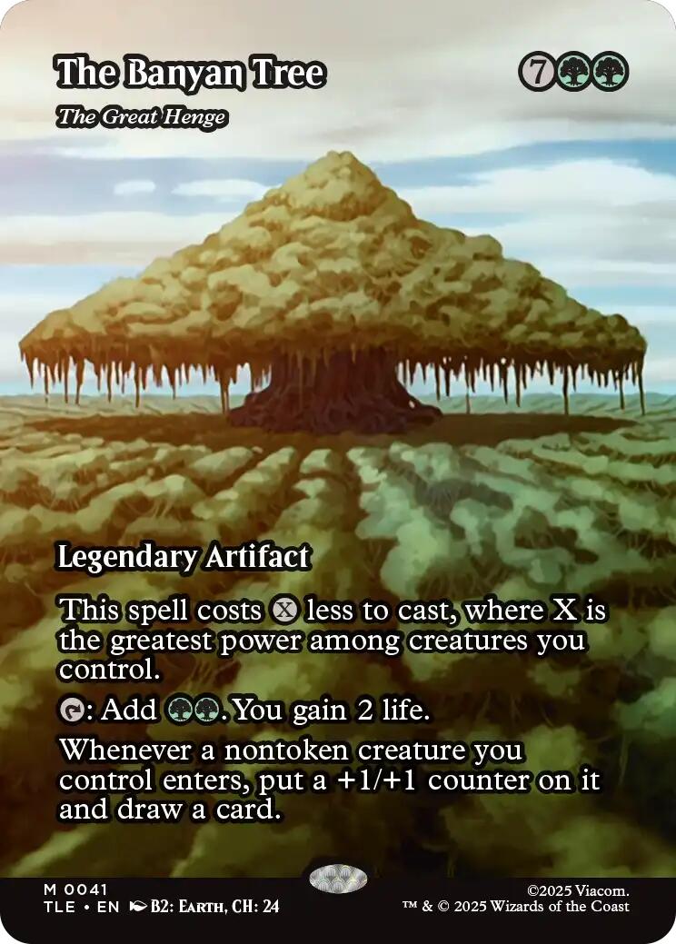 The Banyan Tree - The Great Henge (Borderless) [Avatar: The Last Airbender: Eternal-Legal] | Card Citadel