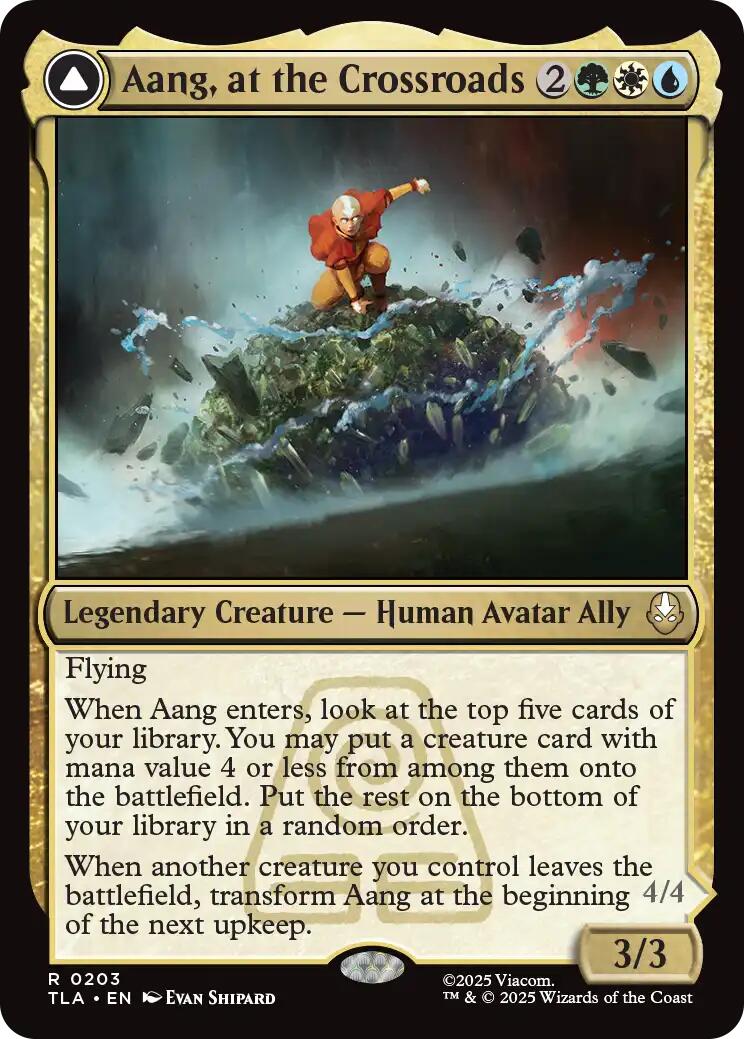 Aang, at the Crossroads [Avatar: The Last Airbender] | Card Citadel