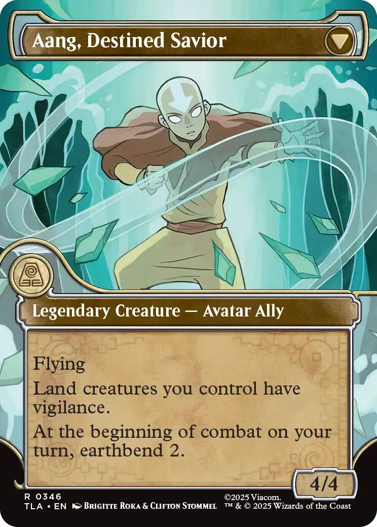 Aang, at the Crossroads (Showcase) [Avatar: The Last Airbender] | Card Citadel