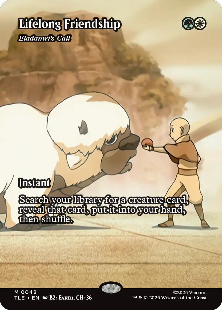 Lifelong Friendship - Eladamri's Call (Borderless) [Avatar: The Last Airbender: Eternal-Legal] | Card Citadel