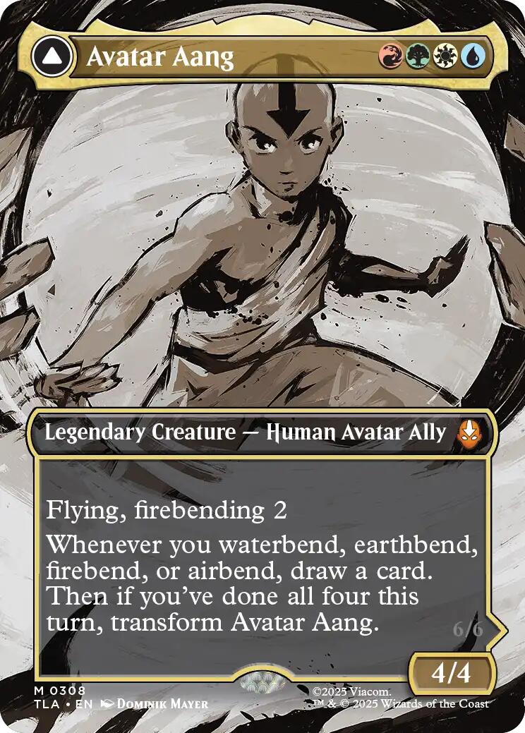 Avatar Aang (Borderless) [Avatar: The Last Airbender] | Card Citadel