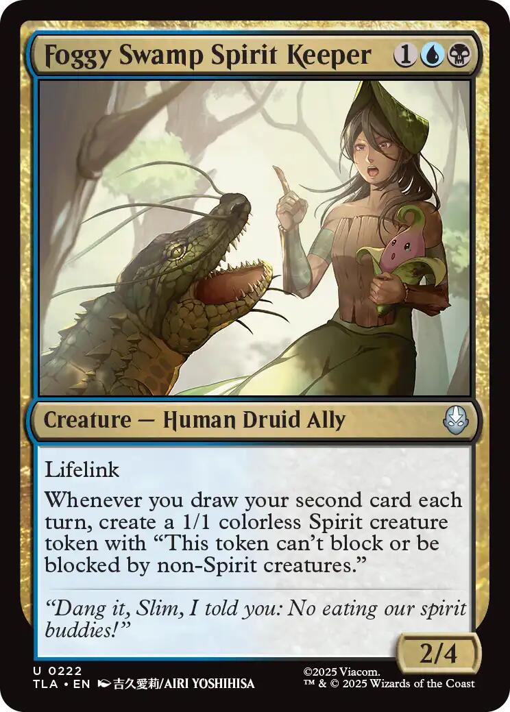 Foggy Swamp Spirit Keeper [Avatar: The Last Airbender] | Card Citadel