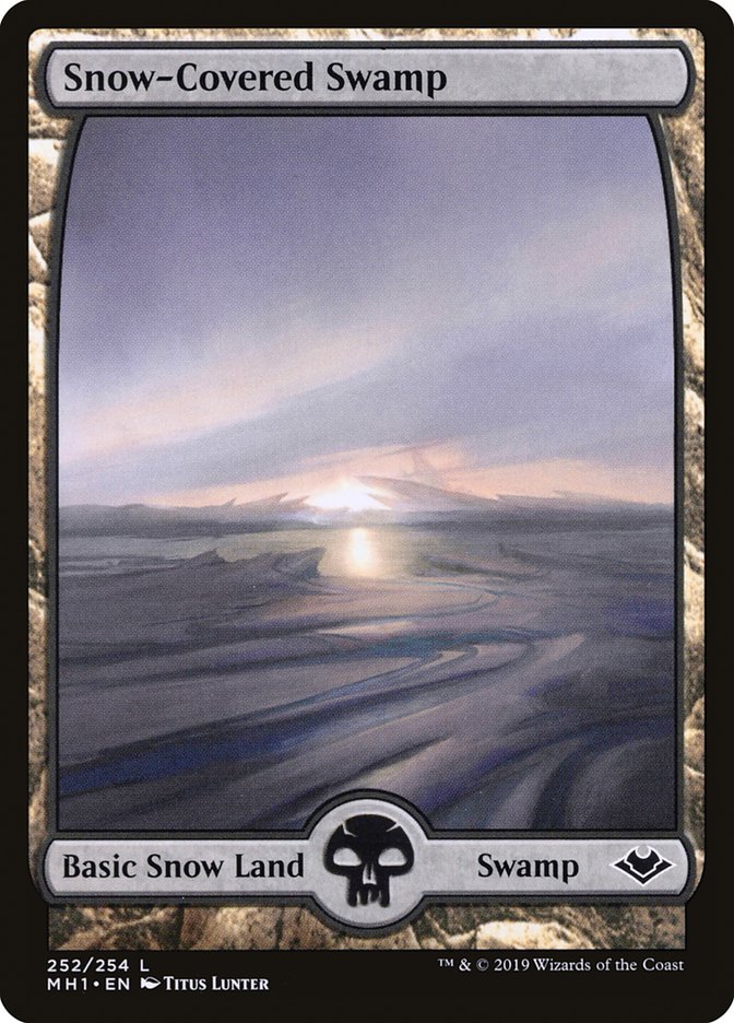 Snow-Covered Swamp [Modern Horizons] | Card Citadel