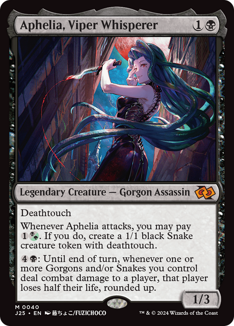 Aphelia, Viper Whisperer (Anime) [Foundations Jumpstart] | Card Citadel