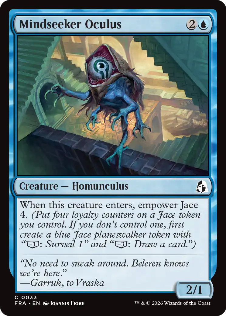 Mindseeker Oculus [Reality Fracture] | Card Citadel