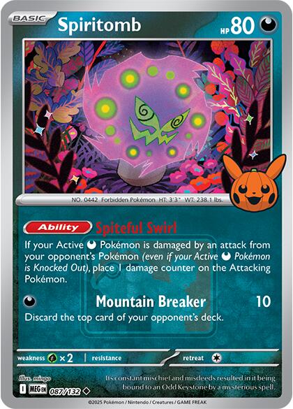 Spiritomb (087/132) (Pokeween 2025) [Miscellaneous Cards] | Card Citadel