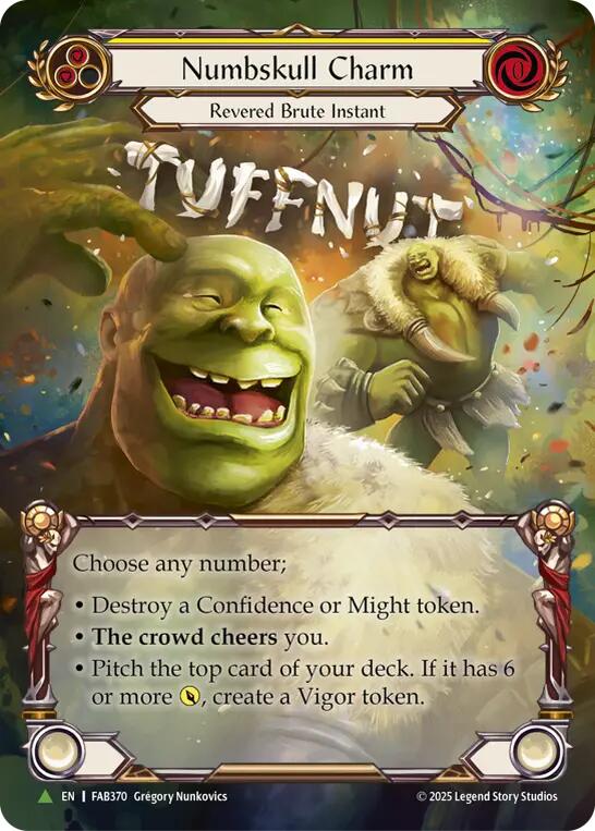 Numbskull Charm [FAB370] (Super Slam)  Cold Foil | Card Citadel