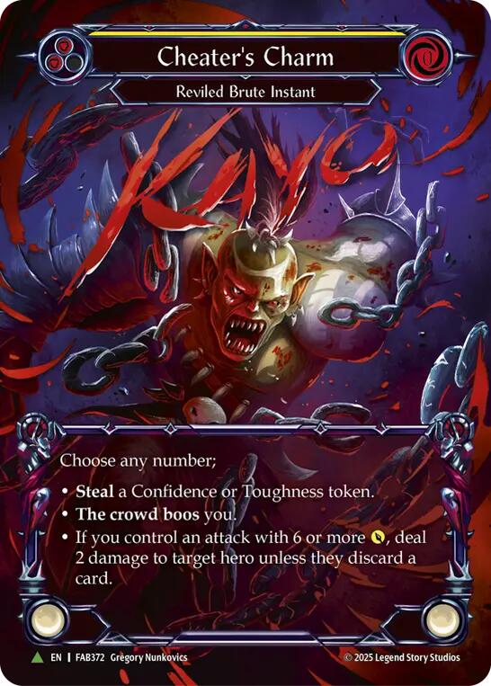 Cheater's Charm [FAB372] (Promo)  Cold Foil | Card Citadel