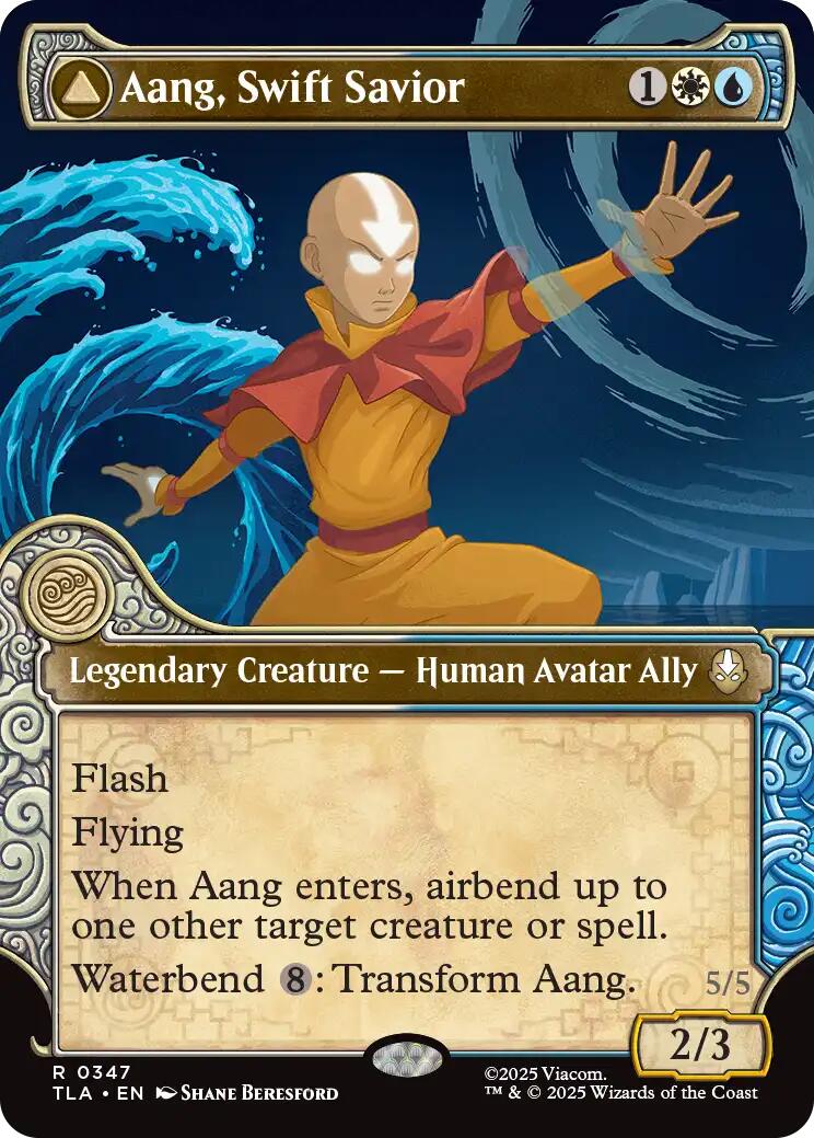 Aang, Swift Savior (Showcase) [Avatar: The Last Airbender] | Card Citadel