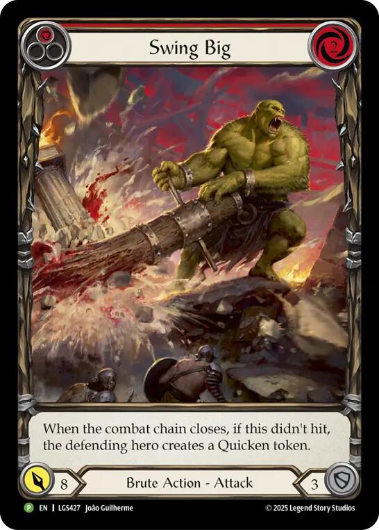 Swing Big (Extended Art) [LGS427] (Promo)  Rainbow Foil | Card Citadel