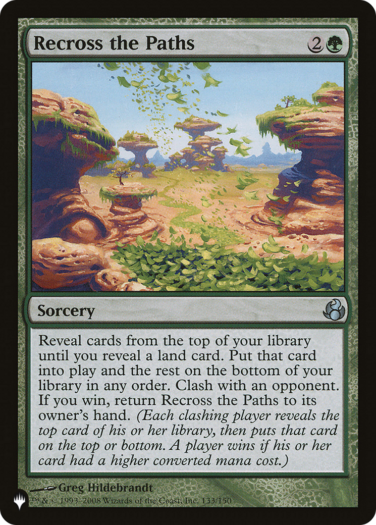 Recross the Paths [The List Reprints] | Card Citadel