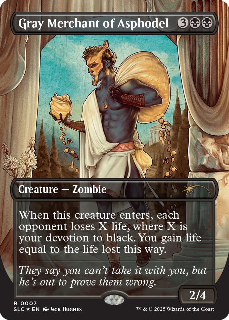 Gray Merchant of Asphodel (Halo Foil) [Secret Lair Countdown Kit] | Card Citadel