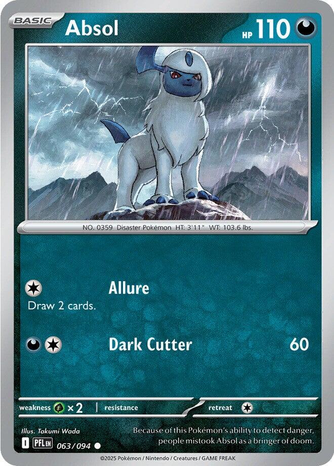 Absol (063/094) [Mega Evolution: Phantasmal Flames] | Card Citadel