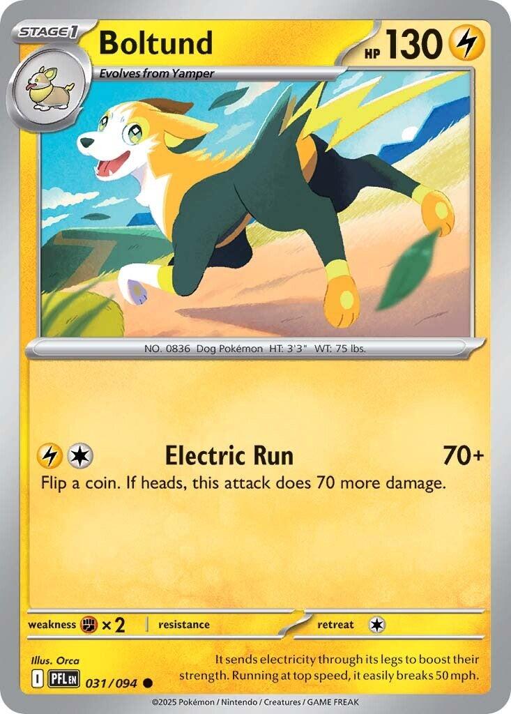 Boltund (031/094) [Mega Evolution: Phantasmal Flames] | Card Citadel